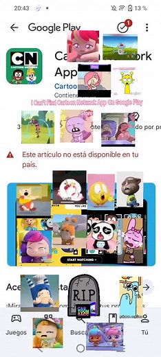 Cómo encontrar la app de Cartoon Network en Google Play