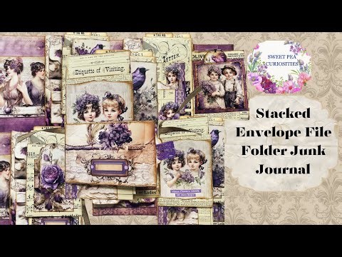 Stacked Envelope File Folder Junk Journal