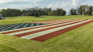 146K views · 1.8K reactions | IMPRESSIVE! Justin Riggins decided to honor health care workers across the country by painting a 10,686-square-foot American Flag in his field in Indiana  STORY: https://bit.ly/2YFDjY4 | FOX 13 News - Tampa Bay | Facebook