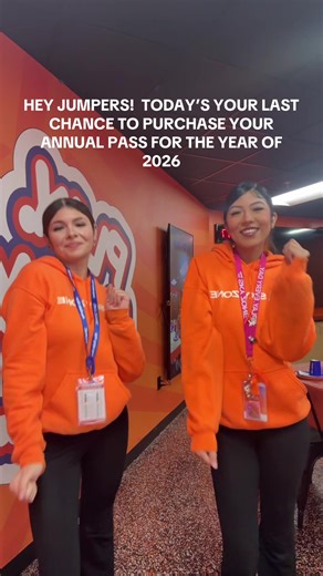 Don’t miss out on a great opportunity to get 50% off our Annual Pass for the year of 2026! Offer ends today. #SkyZoneAlhambra #SkyZone #dance #foryoupage #annualpassholder