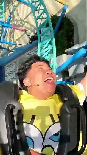 KCAs votes SeanDoesMagic to ride a SpongeBob roller coaster! #shorts
