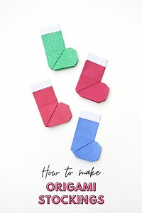 Origami Stocking / Santa Boot — Gathering Beauty
