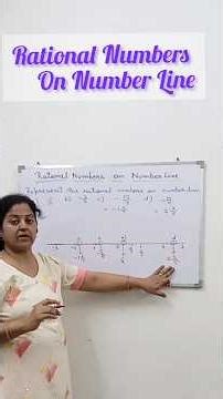 Rational Numbers on Number Line
