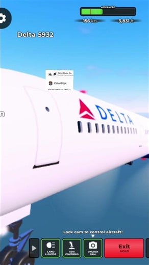 Roblox Airplane Delta Landing the U.S. Air Force Base