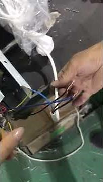 wiring of the projector screen