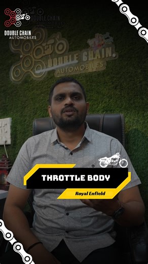 DOUBLE CHAIN AUTOMOBILES on Instagram: "When throttle response feels wrong, the cause is usually simple. Carbon buildup, poor fuel, delayed air flow. Cleaned properly, calibrated correctly — the engine responds the way it should. This is how throttle body problems are caused and how they’re fixed the right way. Why choose us? Because Your Bullet deserves the best. At Double Chain Automobiles, we offer genuine parts, expert service, and prices that respect your ride — because Royal Enfield isn’t 