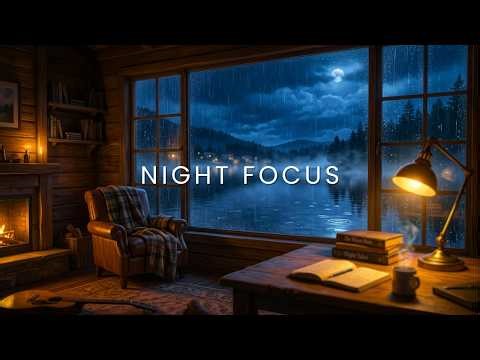 Deep Night Focus - Music For Focused Work & Stress-Free Concentration