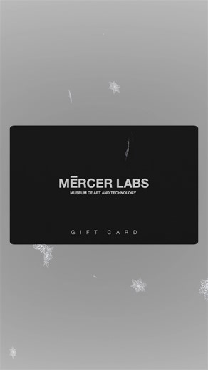 This weekend only! Save 15% on Mercer Labs gift passes! Give immersive art & tech—limited time only. | Mercer Labs