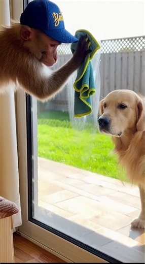 Hunter is a loyal beta tester. My window cleaning feature is buggy 👅 #HeKnows