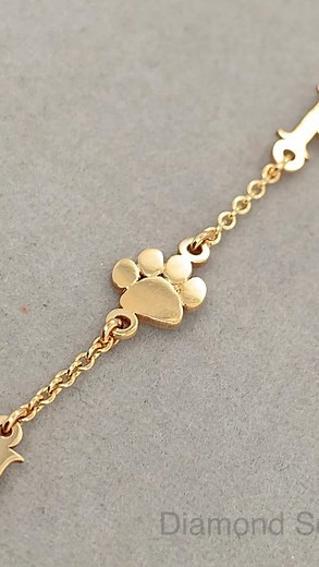 Personalised necklace with initials and a paw print  @diamondsourceofficial Made to order.  18K Yellow Gold. #diamondsourceofficial #diamondsource #ds #initial #pawprint #initialnecklace #personalised #personalized #personalisedjewellery #personalizedgift #oersonalizedjewelry #pawprintjewelry #customjewellery #yellowgold #yellowgoldjewelry #jewellerymanufacturer #jewelrymaker | Diamond Source | Facebook