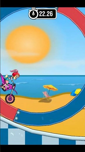 moto X3M Level 7 the pool party