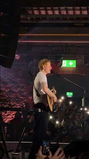 Ed Sheeran performs “Perfect at Spotify’s Billions Club Live in Dublin. #edsheeran #trending #trend
