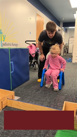 Visual adaptation matters ♥️ When we add contrast using red tape for a child with vision differences, we’re not just changing the environment; we’re supporting mobility, safety, and self-trust. Children with visual concern often benefit from strong color contrast to process what they’re seeing. Adding red tape to steps, walkers, or key edges can provide a clear visual cue to highlight where to step, helping with foot clearance, step accuracy and confidence in movement; empowering more independen