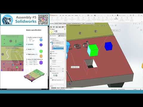 ✅Curso SolidWorks: Tutorial de Ensamblaje 3D #5 | Relaciones AVANZADAS en Solidworks | FEL