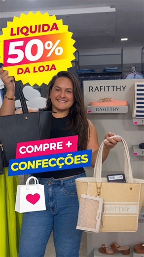 Evelyn Carvalho on Instagram: "✨ Já pensou renovar o look pagando até 50% OFF? 😍 Na Compre + Confecções você encontra roupas, bolsas, calçados, acessórios e perfumaria pra arrasar em qualquer ocasião 💄👗👠 🔥 LIQUIDA DA SEMANA Descontos imperdíveis por tempo limitado! Corre garantir o seu antes que acabe 🏃‍♀️💨 📍 Vem pra Compre + Confecções qualidade, variedade e preço que cabem no seu bolso 💖 @compremais.rb Av. Benjamin Constant, ao lado da Floraí móveis. #promoção #publi #instagood #insta