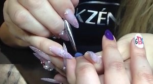 97K views · 1.6K reactions | Technique Tuesday: watch Gina Silvestro use #Akzentz to create a waterless marble effect. | NAILS Magazine | Facebook