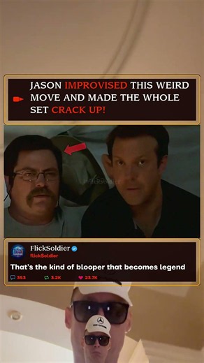 😱 The Hilarious Moment That Left Sudeikis Speechless! #ComedyGold #FilmSecrets