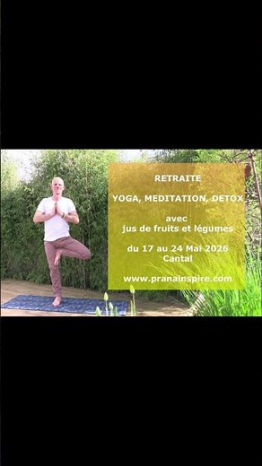 Retraite yoga, méditation, détox Mai 2026