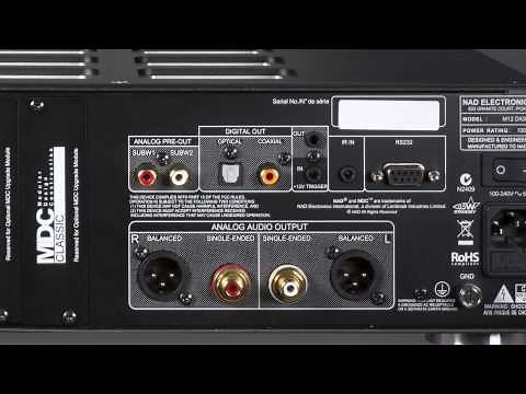 NAD Masters Series M12 stereo preamp and M22 amplifier combo | Crutchfield Video