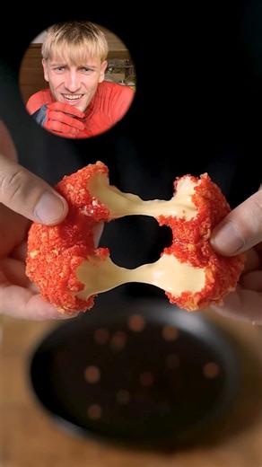 Trying Cheese Cheetos Donut