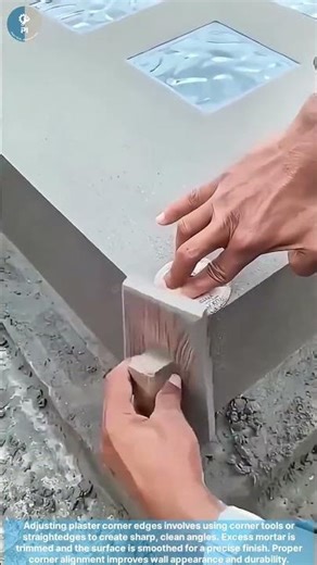 Wow! Perfect Plaster Corner Adjusting in Seconds #construction