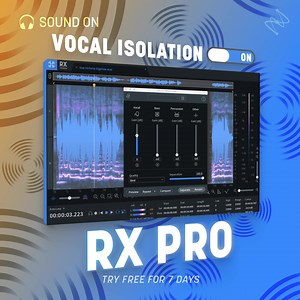 Try RX Pro free for 7 days and access industry standard music production plug-ins, exclusive tutorials & courses, royalty-free samples & more. All the tools you love, always up to date, with RX, Ozone, Nectar, Neutron, Neoverb, Tonal Balance Control, and more at just $24.99/mo. Try our subscriptions free for 7 days. | iZotope