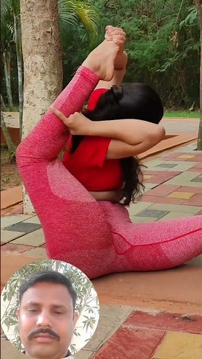 Eka Pada Sirsasana | Leg Behind Head Pose #shots