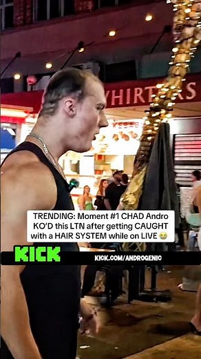#1 CHAD Androgenic KO'D this LTN after getting EXPOSED for using a WIG to LOOKSMAXX 💀