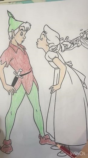 Coloring Peter Pan ✨Dive into a magical world! 🌟