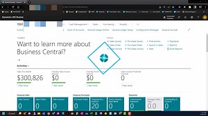 Business CentralList of Outstanding Checks