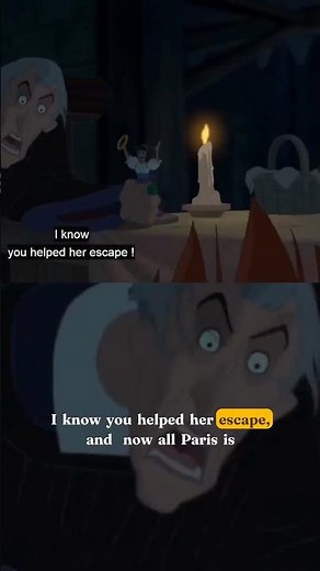 The Consequences Hit HARD in This Scene 💔 #hunchback #disney #dramatic