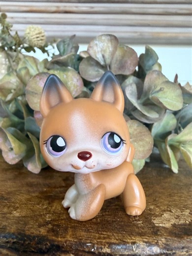 Vintage Authentic Littlest Pet Shop #112 German Shepherd Dog Hasbro (2nd Listing) - Etsy