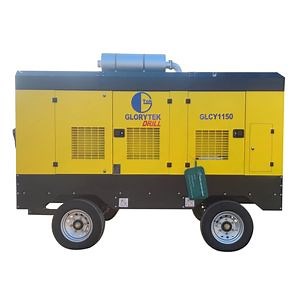 [Hot Item] 363psi 31m3/Min Diesel Engine Driven Air Compressor on Wheels for Deep Well Drilling
