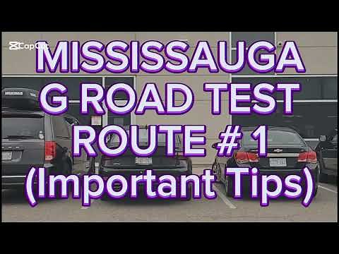 Mississauga G Road Test Route # 1 | Important Tips
