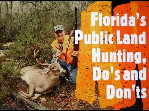 Hunting Florida's Public Land, The Do's and Don'ts