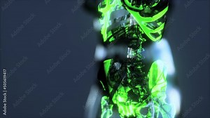 Human joints concept with the skeleton anatomy of the body