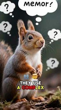 Squirrels are smarter than they look 🐿️✨