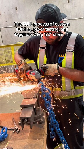 Custom Building and Testing Chains for Crane Operations