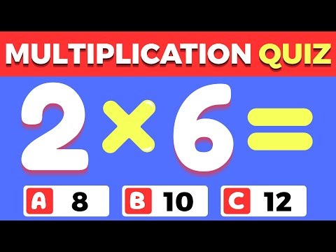 Multiplication Quiz Challenge | Multiplication for Kids, Brain Training