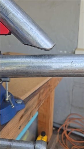 Perfect 45° Tubing Layout | Pro Welder Trick! #shorts #welding #tricks