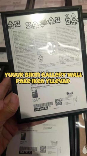 Bikin Gallery Wall dengan Ikea Yllevad yang Terjangkau