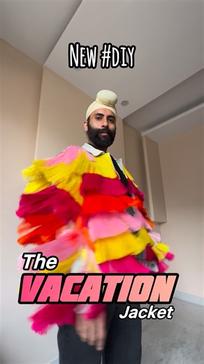 PARAMSahib on Instagram: "✨Resort wear Denim jacket ✨ . . Day 2 Festive #diy Series 💓 I transformed my old discarded denim jacket into a playful design as Resort wear denims using Resham tasselle Laces ! The layering add up a very special design element to the jacket and the movements are just Wao !!! MATERIALS :- 1) Old Discarded denims jacket 2) Silk tasselle laces in 7/8 Colours 3) Stitching needle Stitching Time - 8-10 hours [ This video is a part of our 6 day diy Denim series where we drop