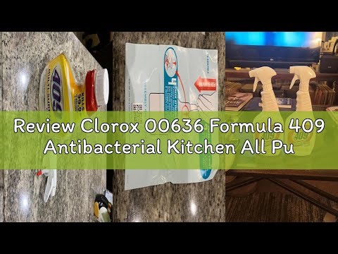 Review Clorox 00636 Formula 409 Antibacterial Kitchen All Purpose Cleaner Disinfectant, Regular, 64