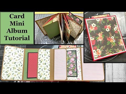 MINI ALBUM DIY CARD ALBUM PAPERCRAFTING TUTORIAL | Scrapbooking DIY | Hobby Lobby Paper Crafts