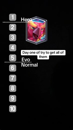 Day 1 #day1 #heroevonormal #filters #clashroyale #cr | clash royal