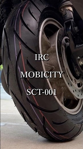 IRC MOBICITY(モビシティ)【バーグマン200・リアタイヤ交換】
