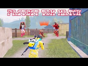 FASTEST TDM MATCH | PARS PUBG MOBILE
