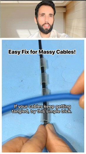 Tired of tangled wires? Try this simple trick to keep your cables neat and tidy! | Starlight Atlas