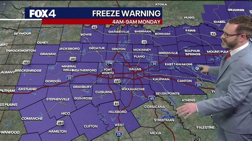 Dallas weather: March 15 overnight forecast