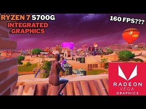 Playing A Fortnite Tournament On Ryzen Integrated Graphics | Ryzen 7 5700G - Vega 8 iGPU | Benchmark